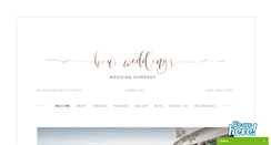 Desktop Screenshot of hourweddings.com